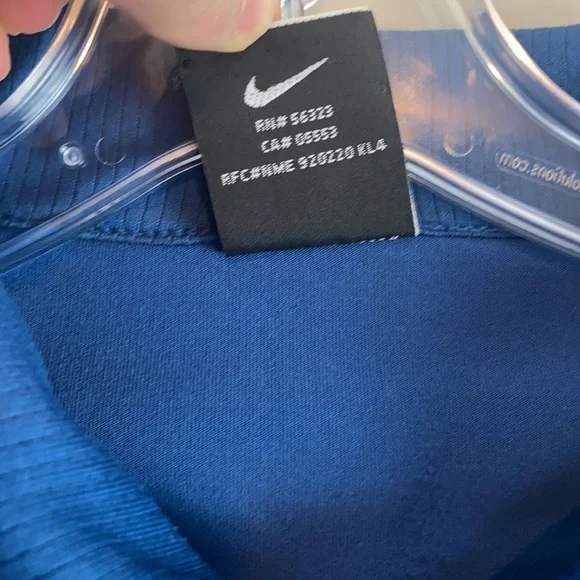 Nike Golf Men’s Blue Short Sleeve Polo Size Medium - Picture 7 of 16